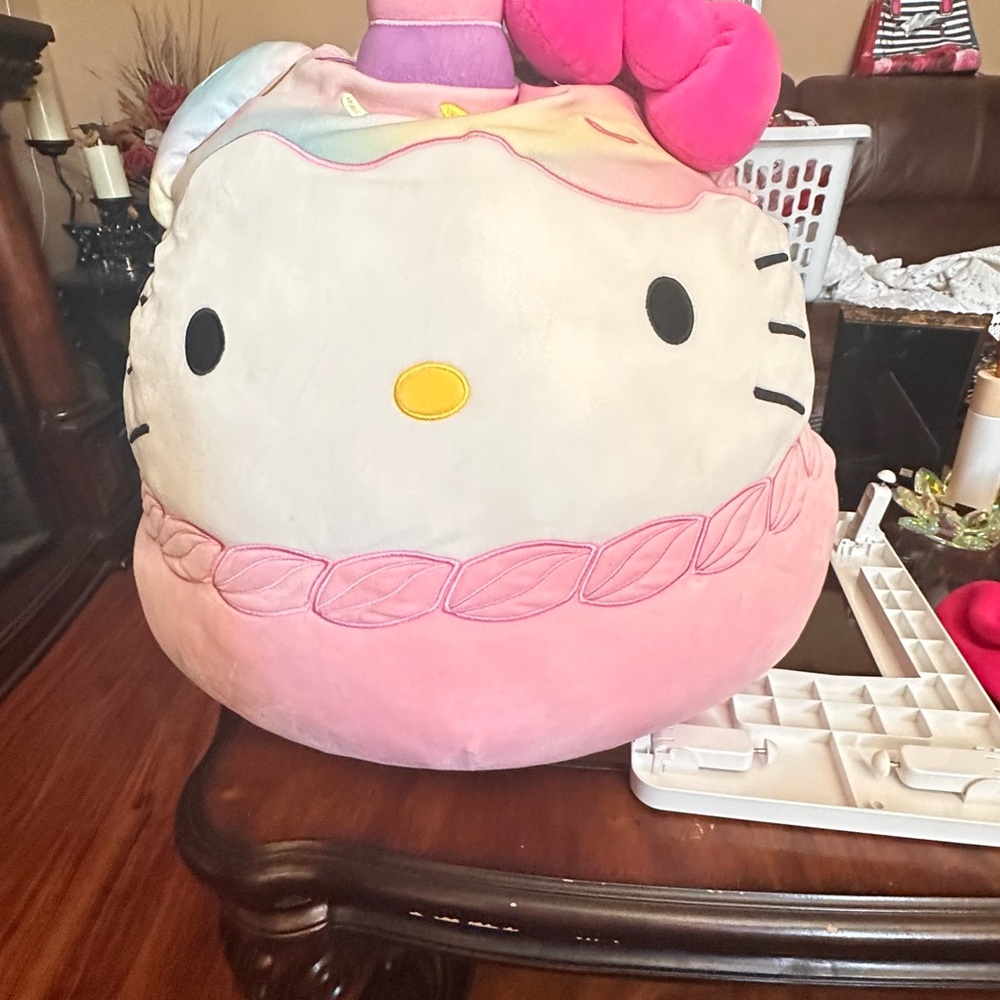 Hello Kitty Plush with Pink and White Colors